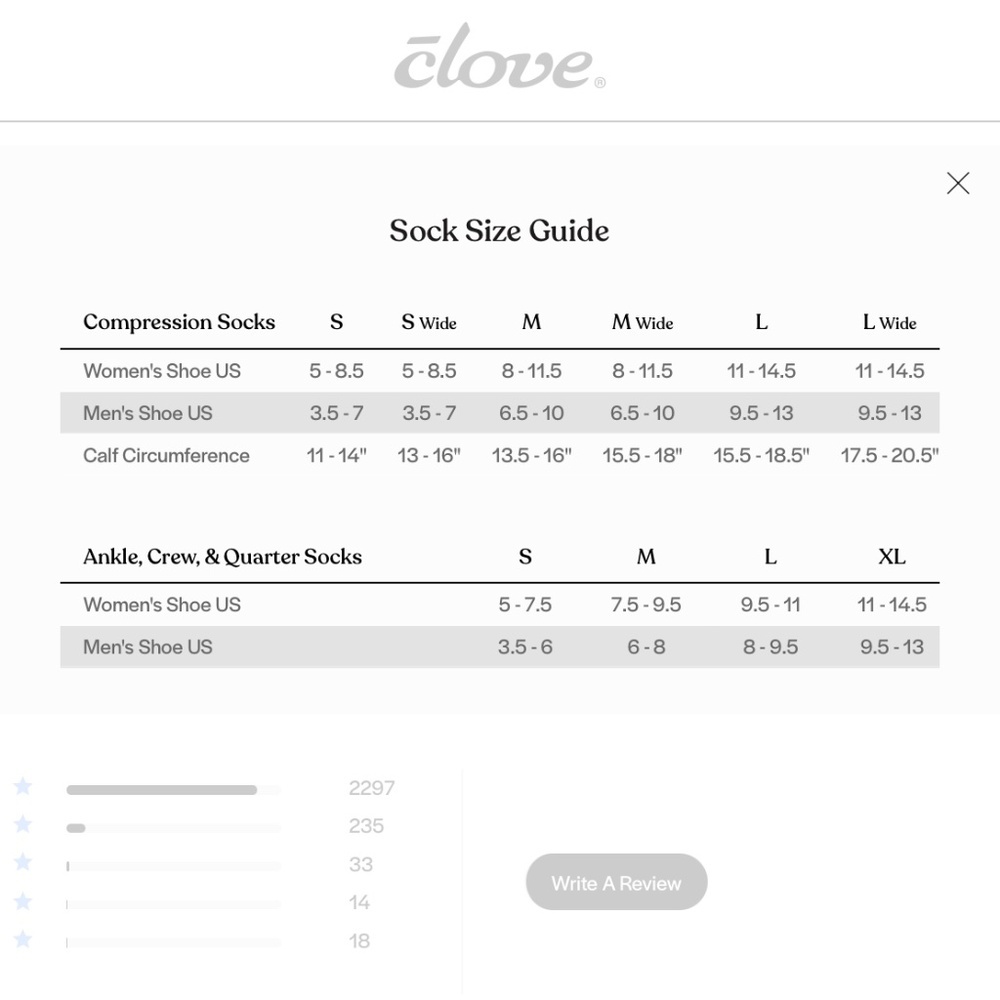 NWT | Clove Forever Blue Compression Socks | Sz M - Picture 3 of 3